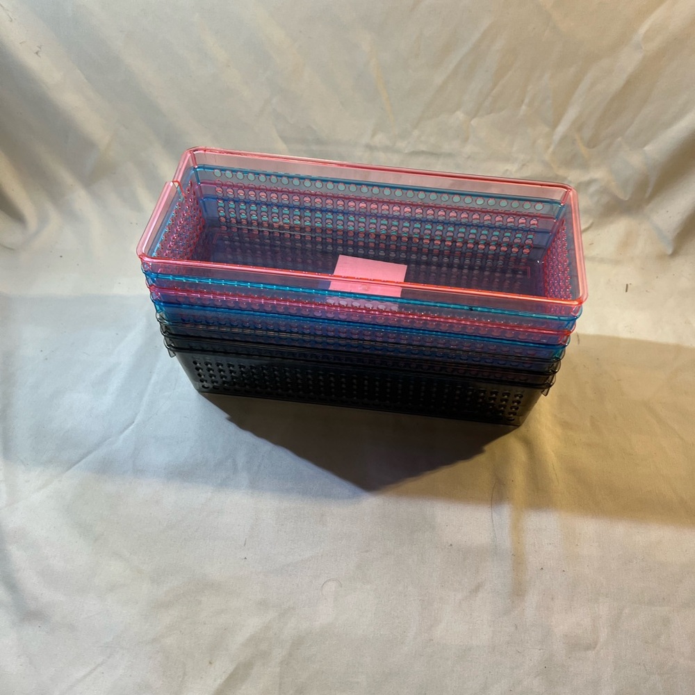 Colorful Stackable Storage Baskets